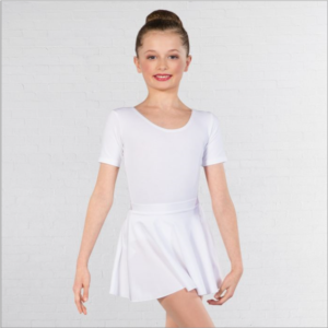 Simply Dance Academy White Lycra Skirt