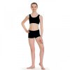 Simply Dance Academy Black Lycra Shorts