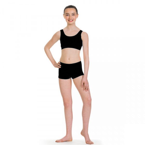 Simply Dance Academy Black Lycra Shorts